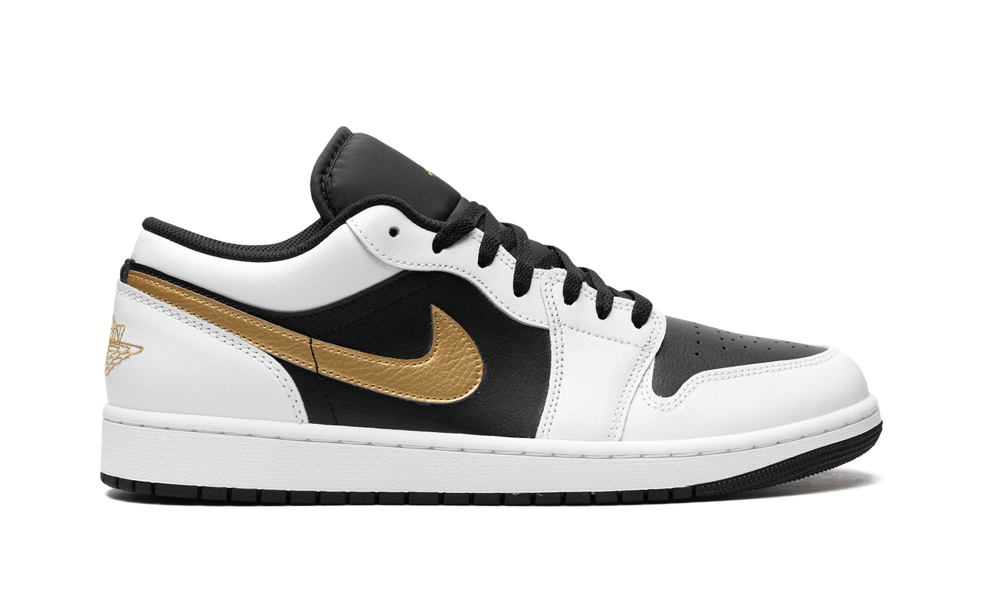 Air Jordan 1 Low Gold Swoosh 553558 172