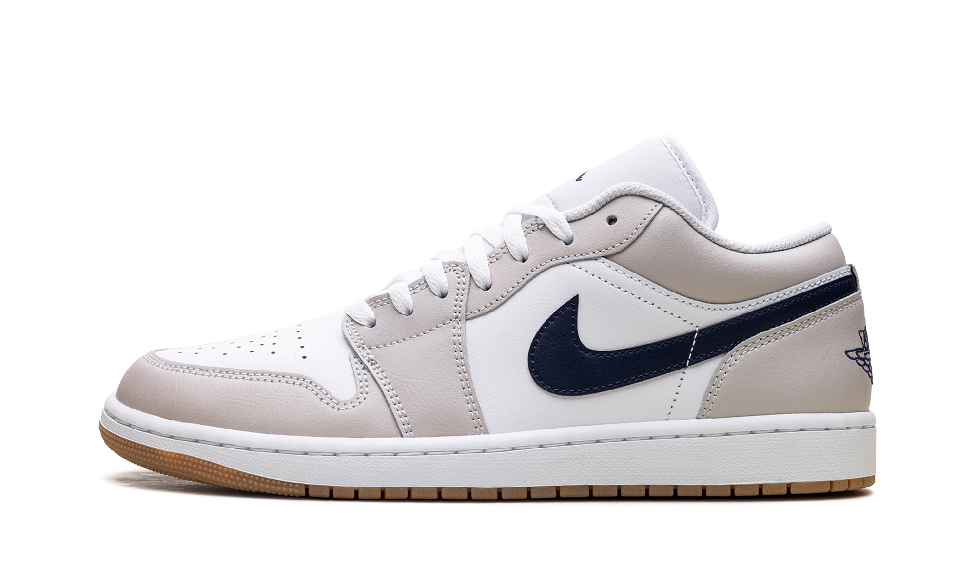 Jordan 1 Low Midnight Navy Neutral Grey 553558 146