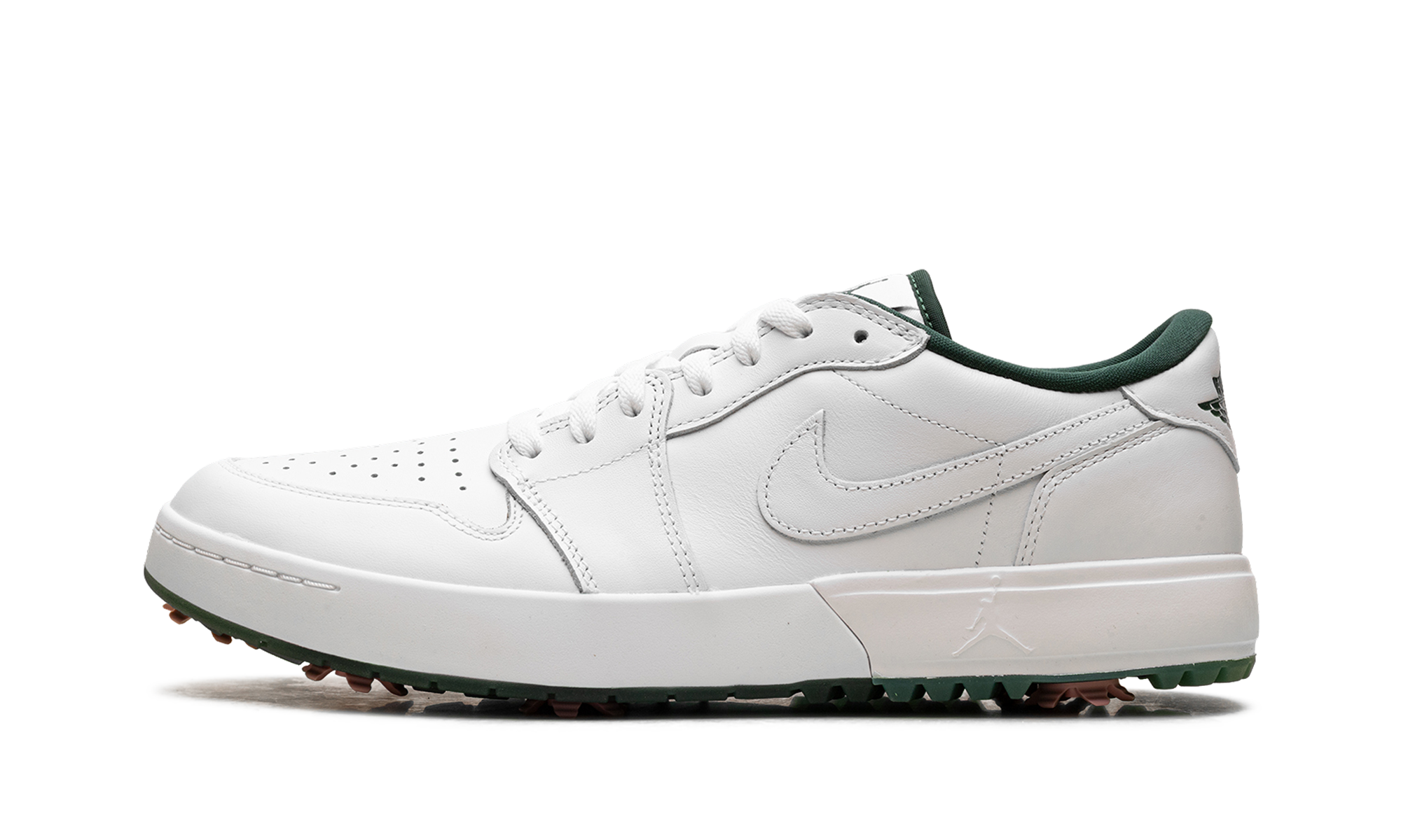 Air Jordan 1 Low Golf Spiked White Fir Elemental Pink IQ3417 100