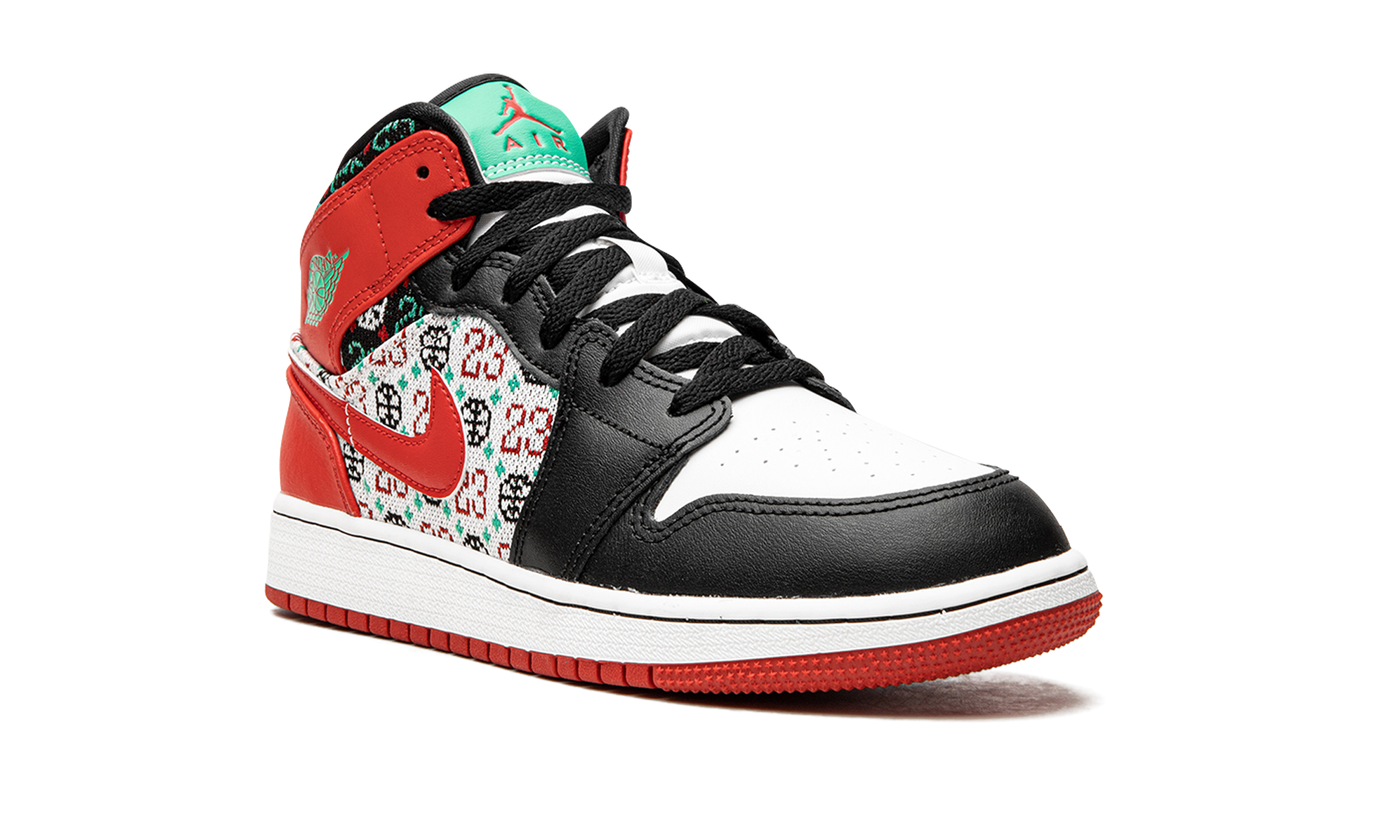 Jordan 1 Mid GS Ugly Christmas Sweater DM1208 150