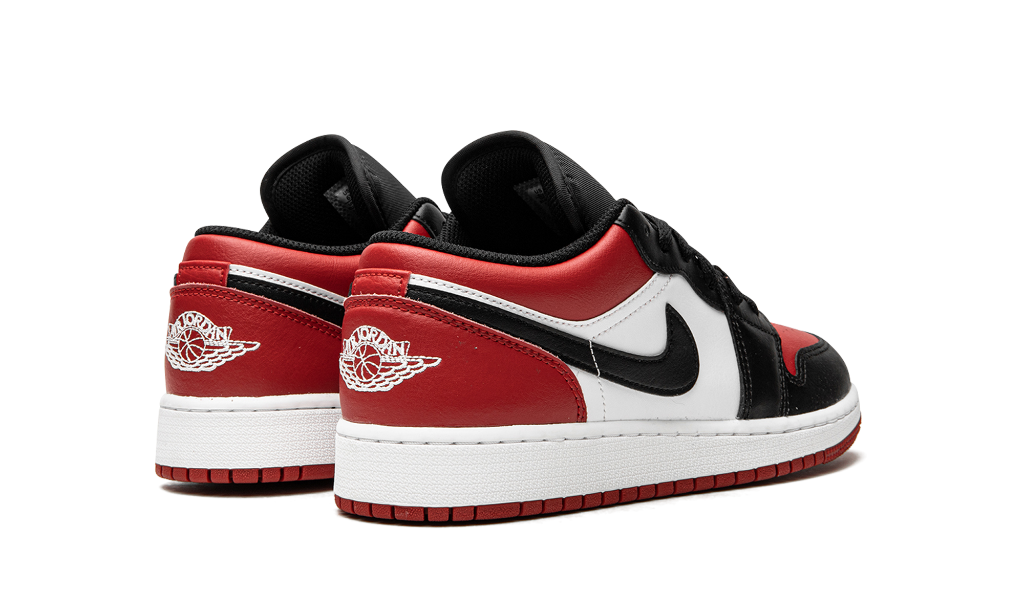 Air Jordan 1 Low GS Bred Toe 553560 612