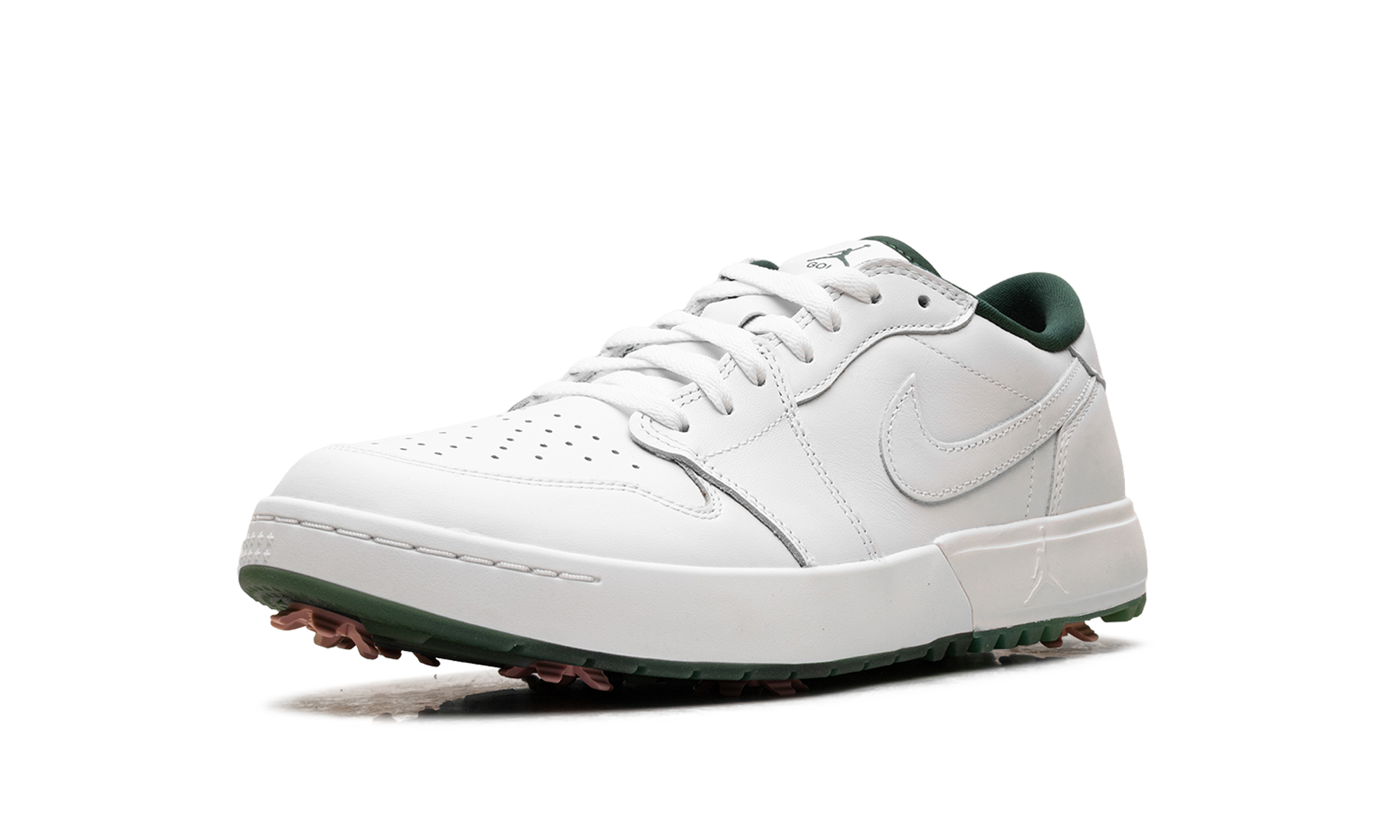 Air Jordan 1 Low Golf Spiked White Fir Elemental Pink IQ3417 100