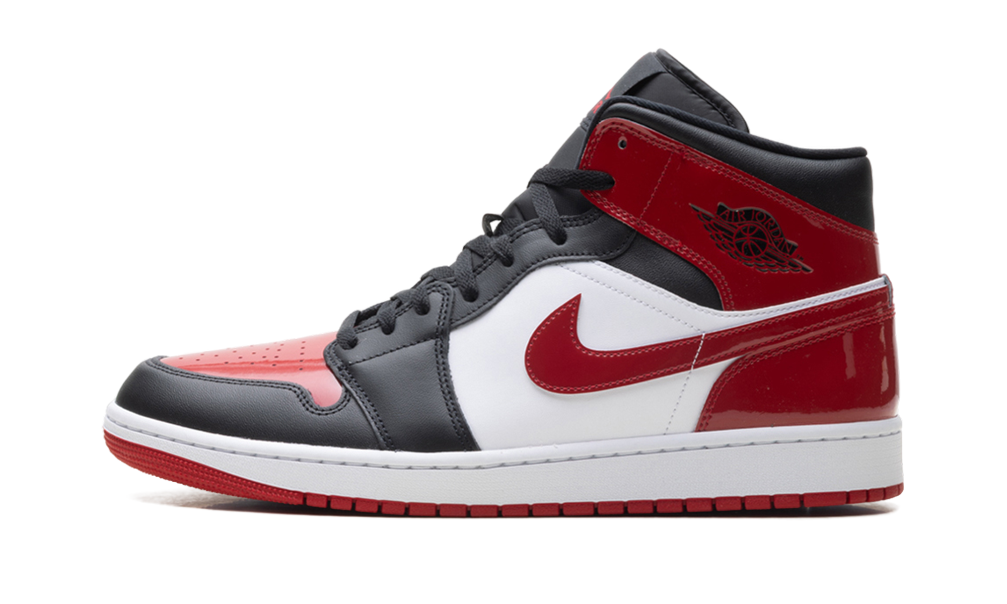 Jordan 1 Mid SE Patent Bred Toe HV4091 006