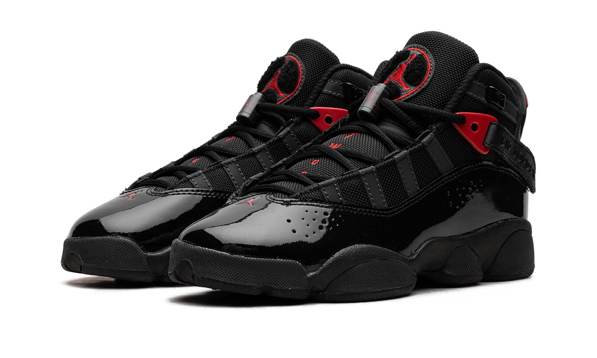 Jordan 6 Rings GS Black Varsity Red 323419 026