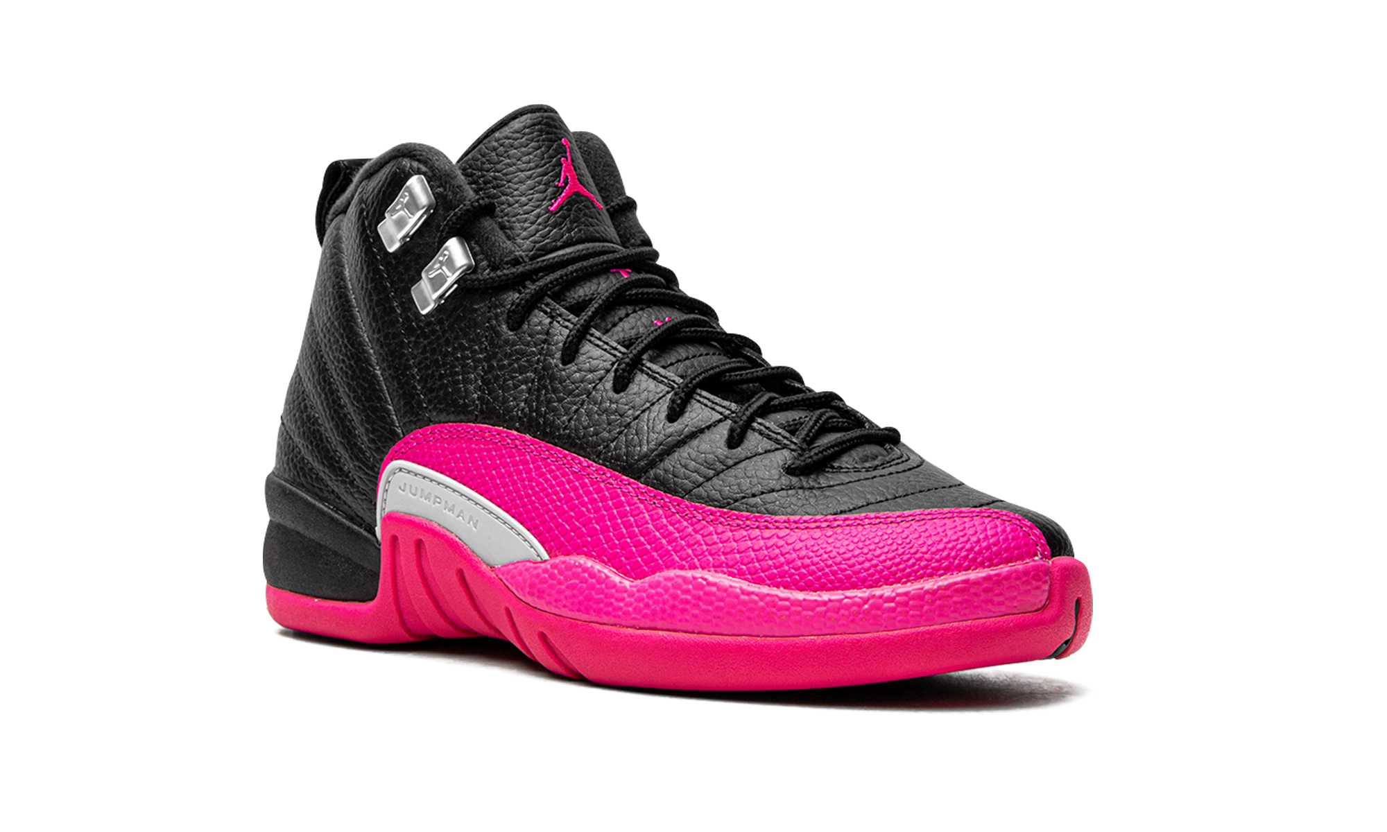 Air Jordan 12 Retro GS Black Pink 510815 026