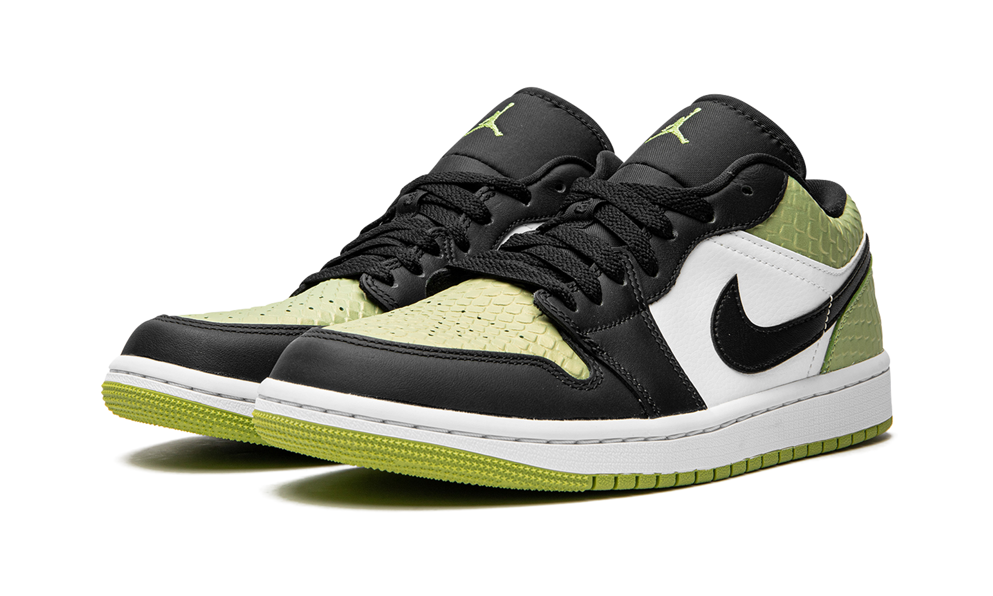AIR JORDAN 1 LO SE WMNS Vivid Green Snakeskin DX4446 301