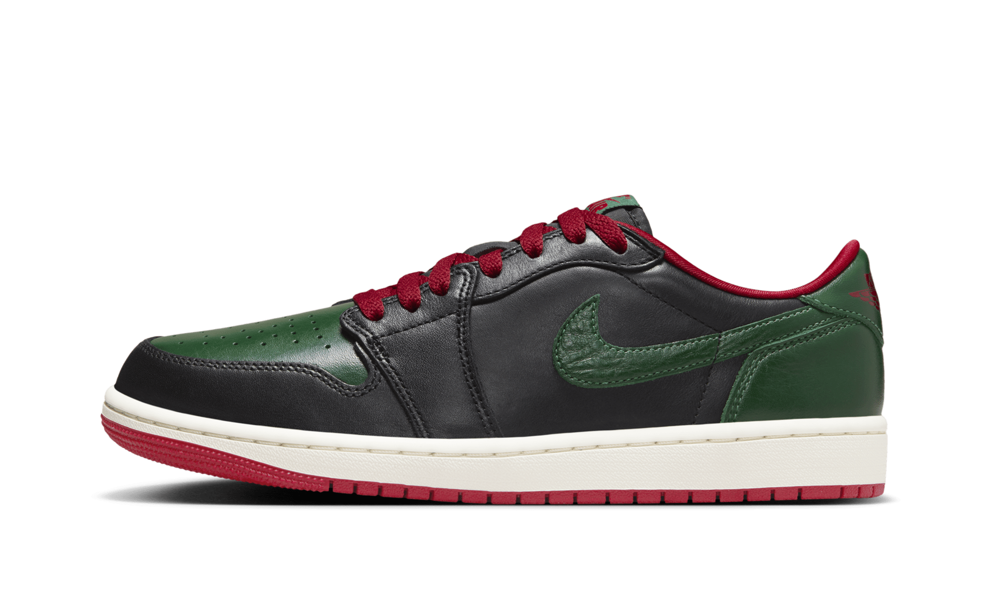 Jordan 1 Retro Low OG WMNS Black Gorge Green CZ0775 036