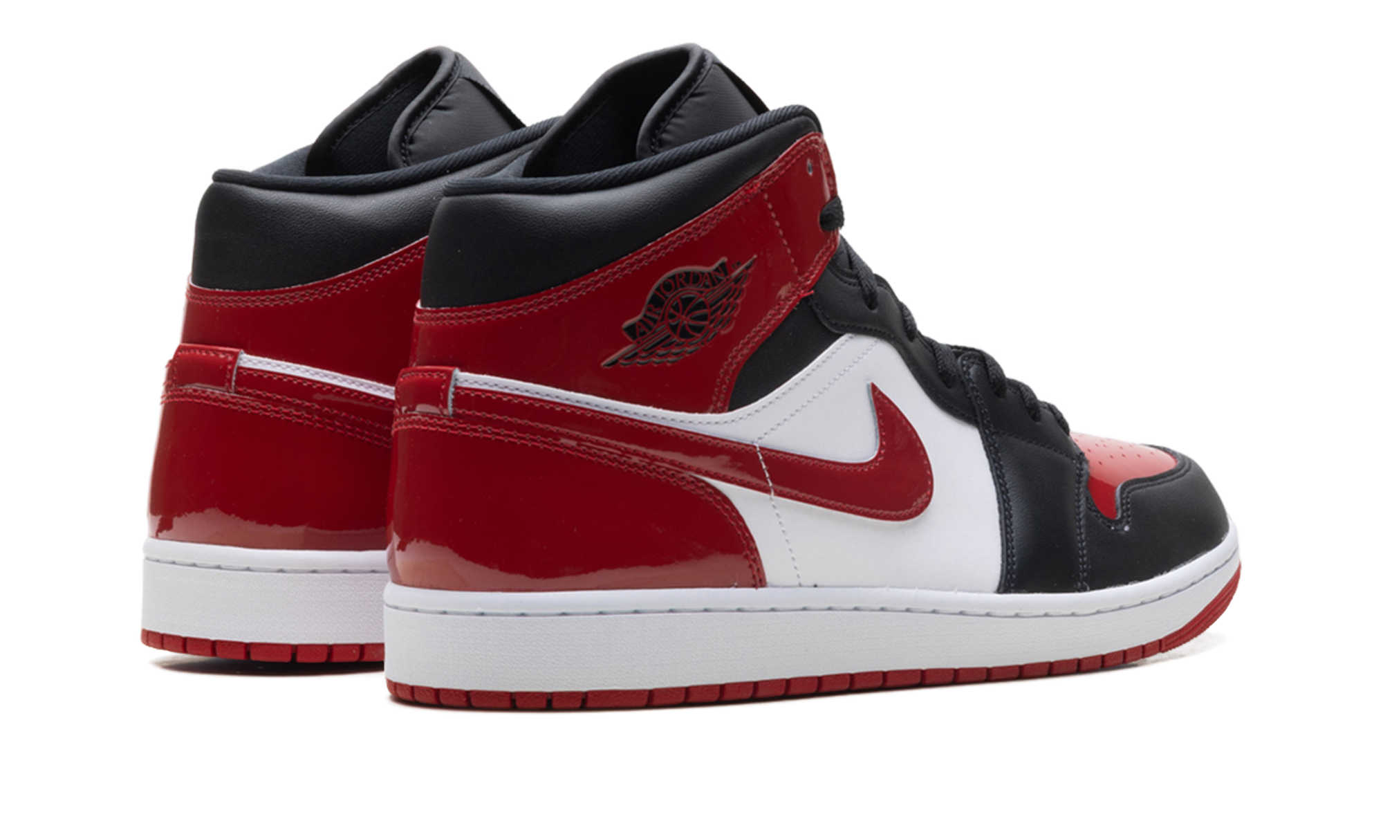 Jordan 1 Mid SE Patent Bred Toe HV4091 006