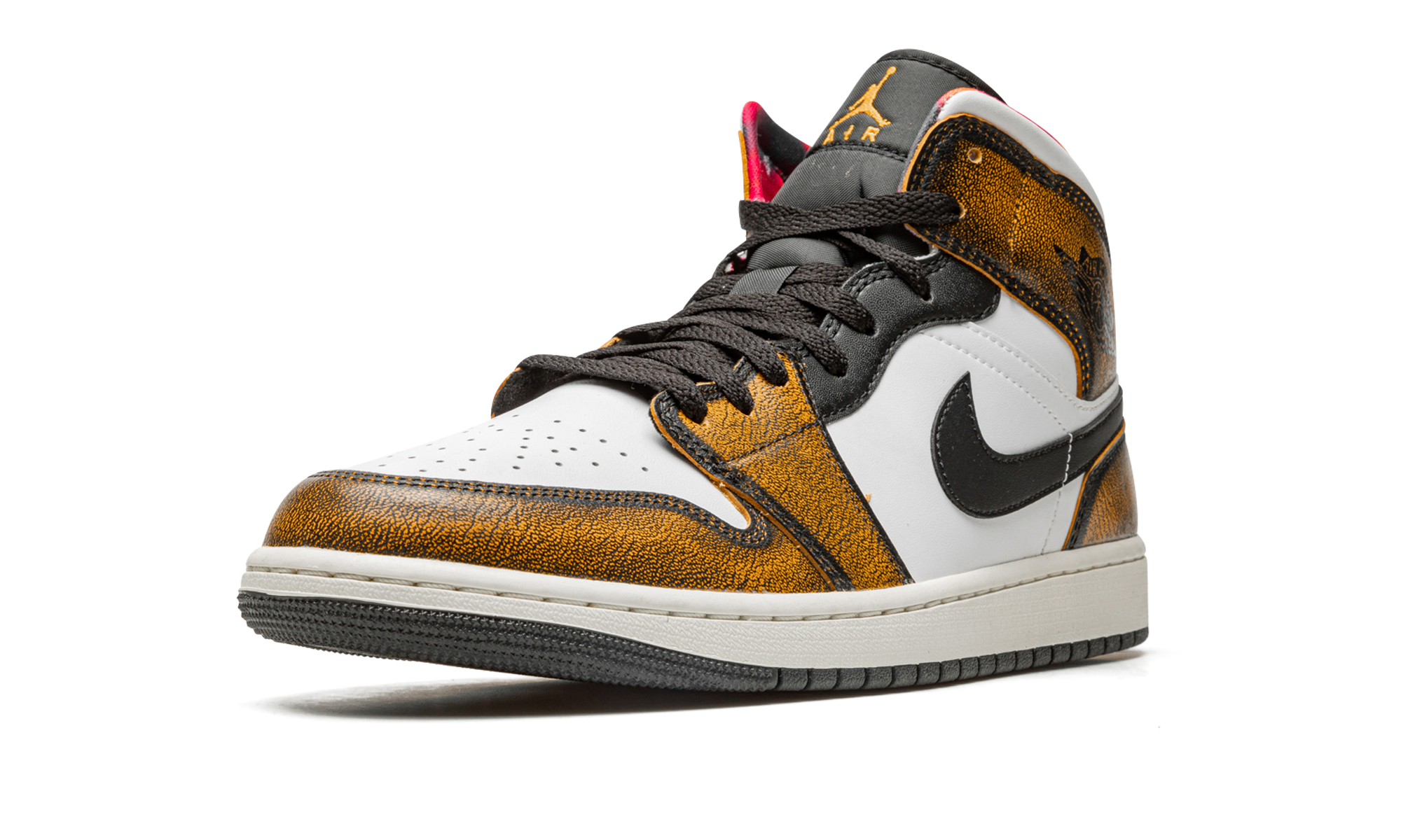 Air Jordan 1 Mid SE Orange Wear Away DQ8417 071