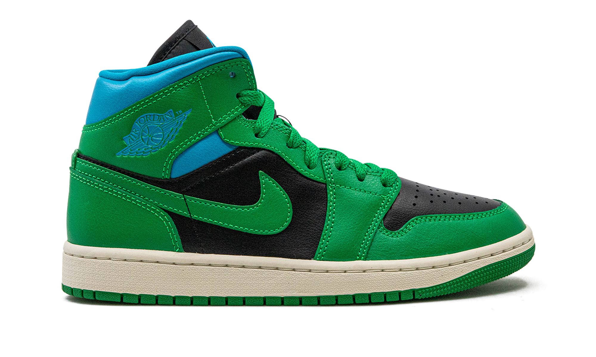 AIR JORDAN 1 MID WMNS Lucky Green Aquatone BQ6472 033
