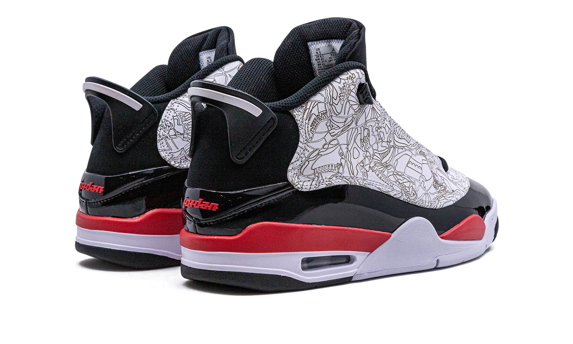Air Jordan Dub Zero Fire Red 311046 162