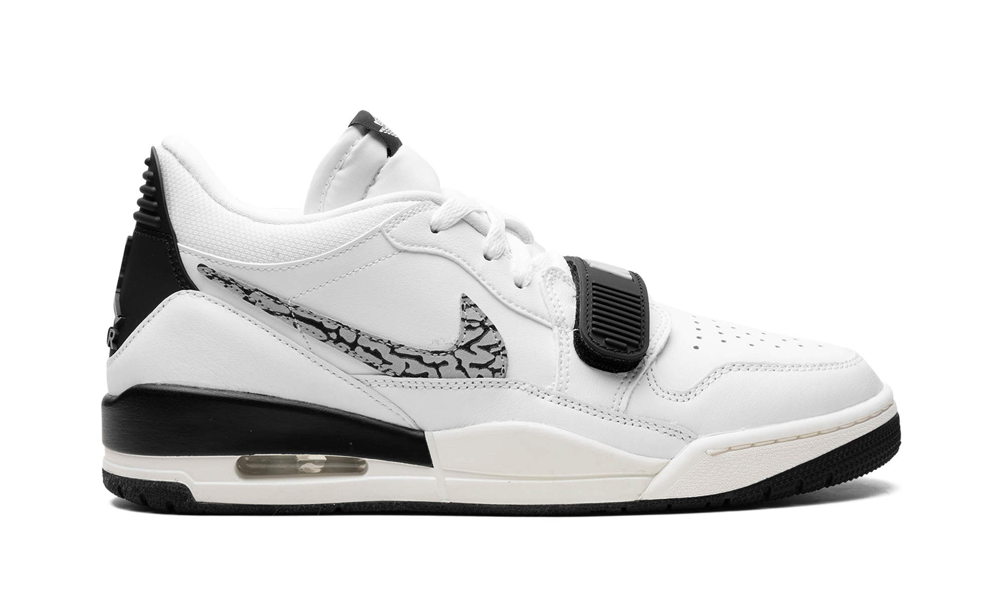 Air Jordan Legacy 312 Low White Black Elephant Swoosh CD7069 110