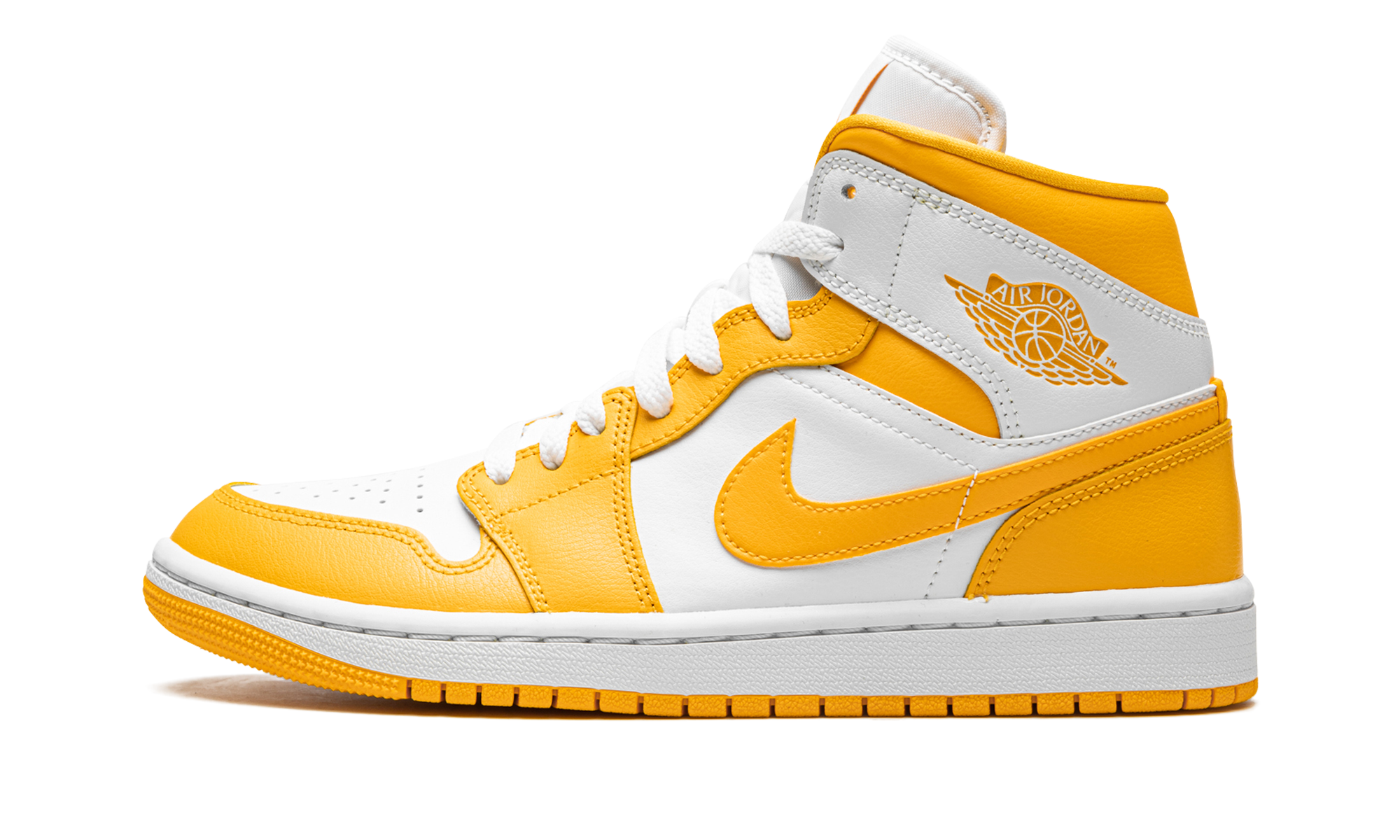 JORDAN 1 MID WMNS White / University Gold BQ6472 117